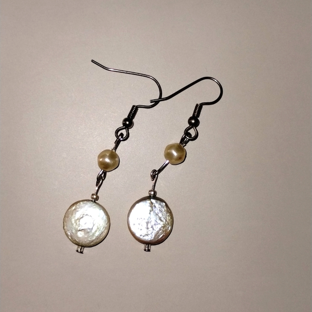 Pearl earrings